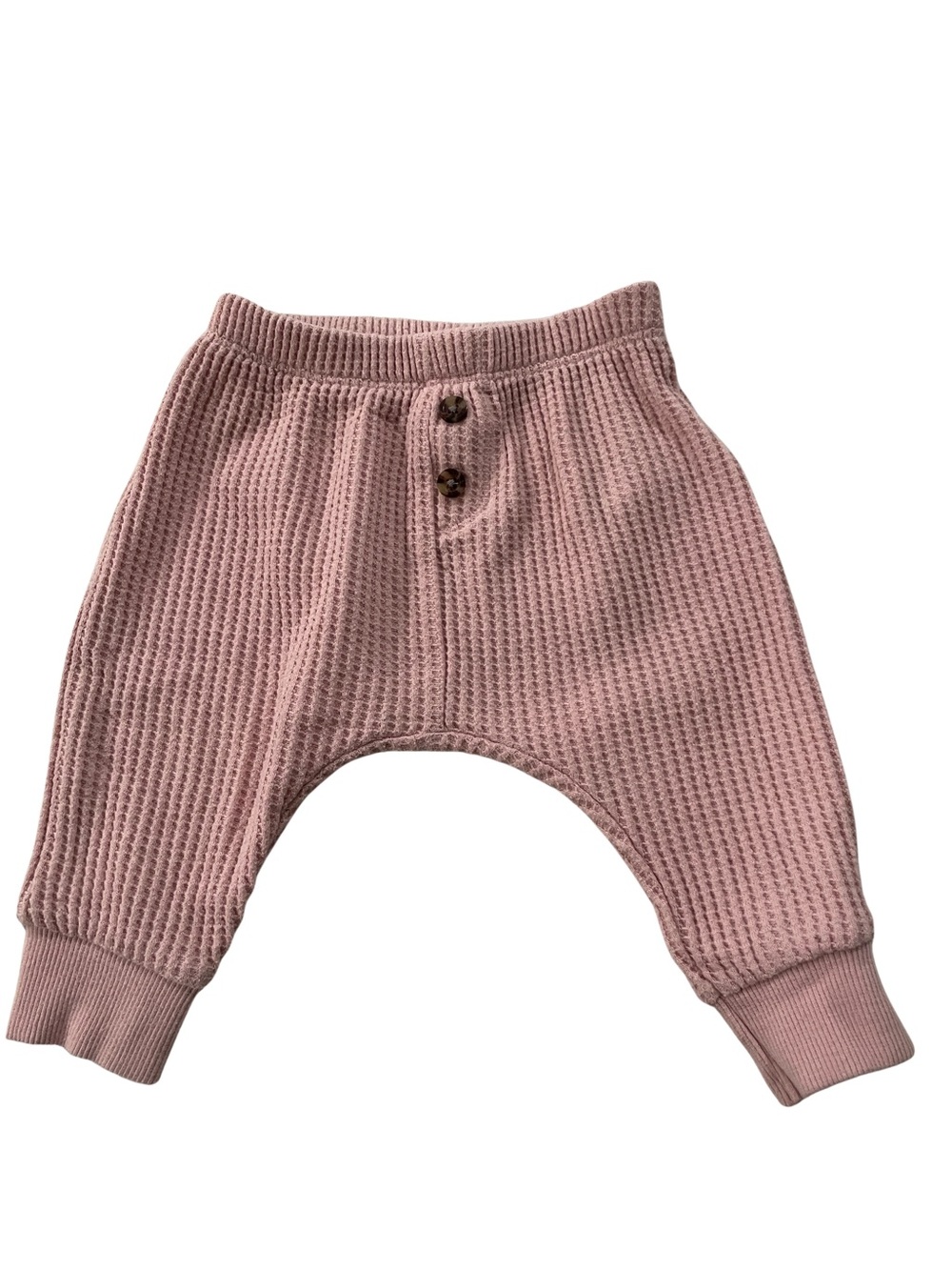 Old Navy Dusty Mauve Waffle Jogger Pants